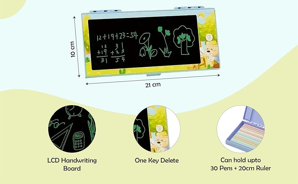 2-in-1 LED Pencil Box