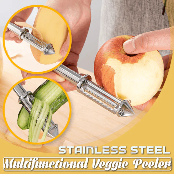 3 in 1 Stainless steel Multifunctional Veggie Peeler