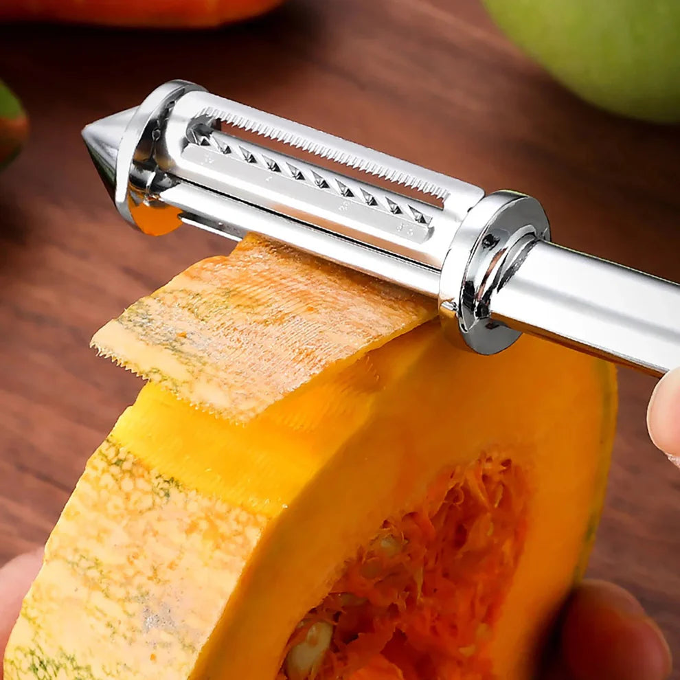 3 in 1 Stainless steel Multifunctional Veggie Peeler