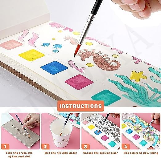 Watercolor Painting Book