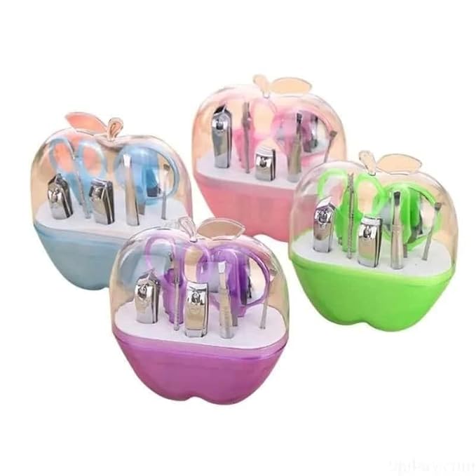 8-in-1 Apple Shape Manicure Set for Men & Women - Complete Kit