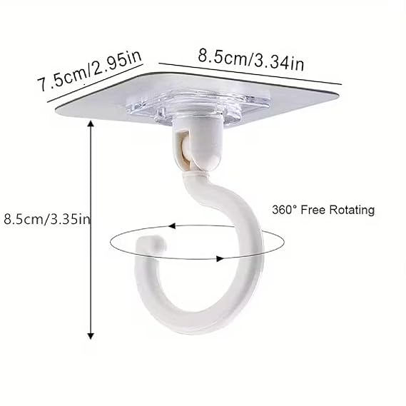 360° Rotating Self-Adhesive Wall Hook