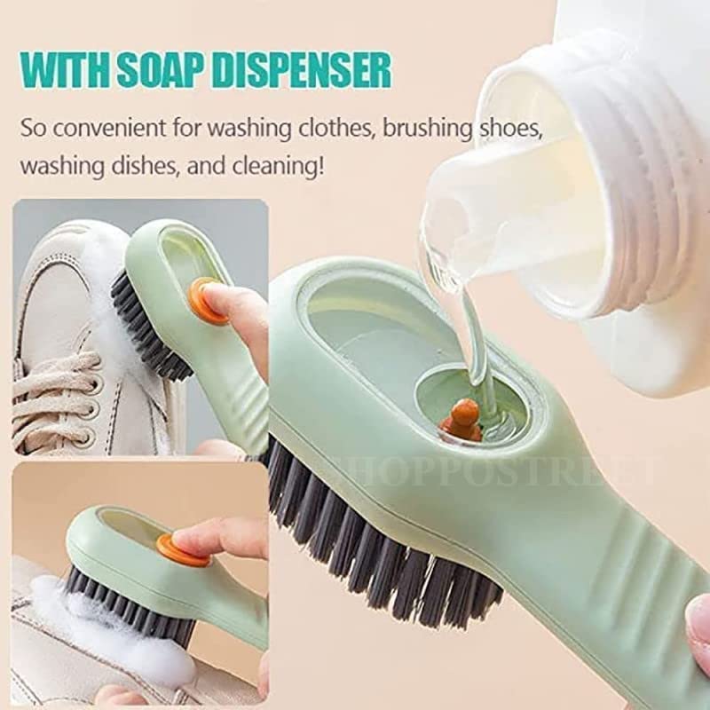 Multipurpose Soap Dispensing Cleaning Brush