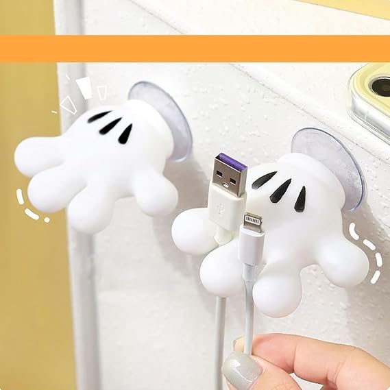 Mickey Mouse Cartoon Wall Mounted Toothbrush Holder