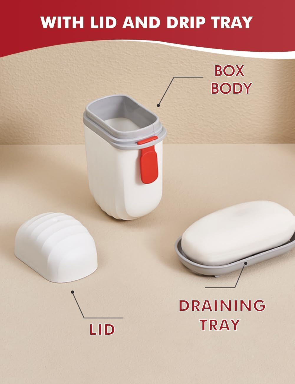 Travel Toothbrush and Soap Holder