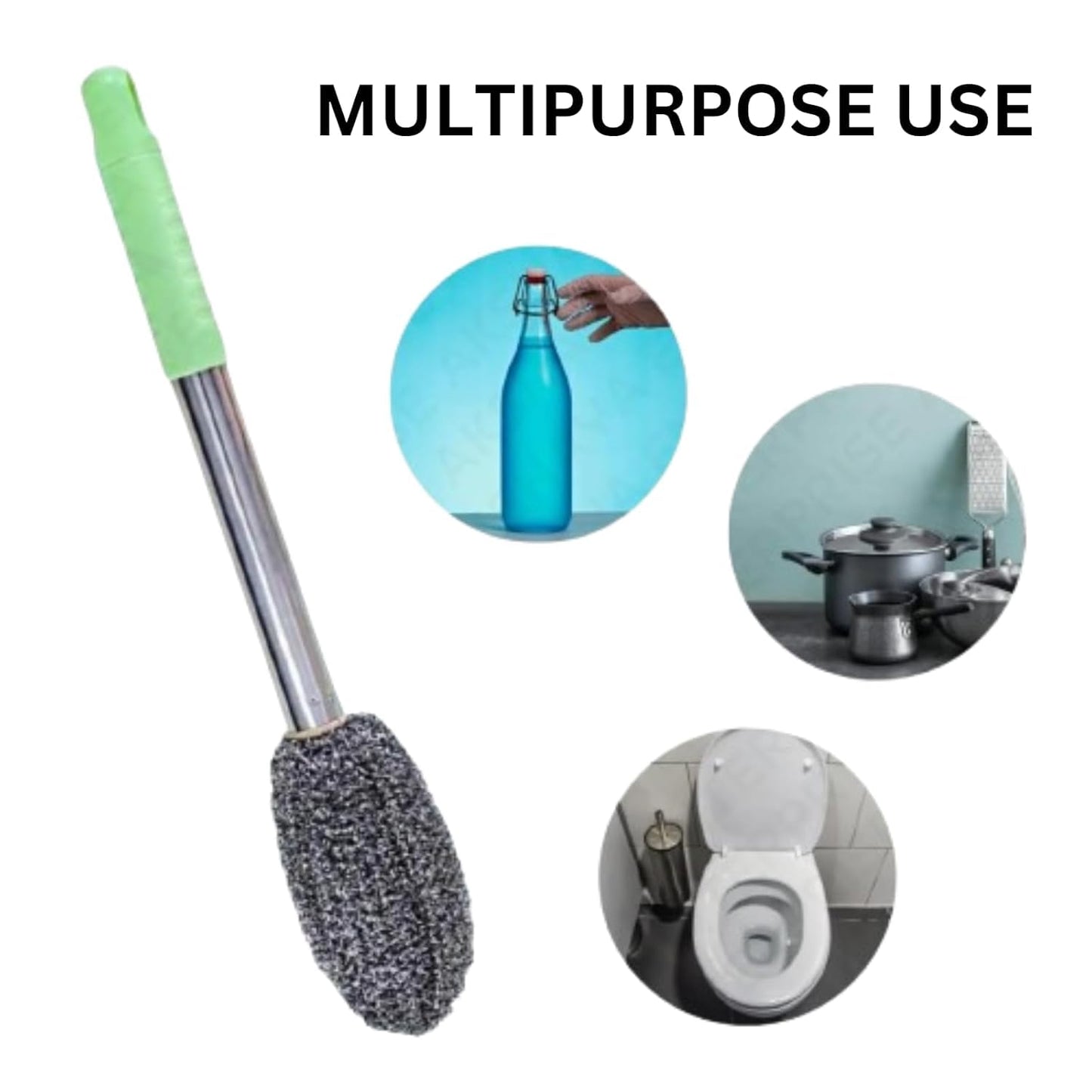 Ultimate Stainless Steel Bottle Cleaning Brush - FREE 10 Hooks