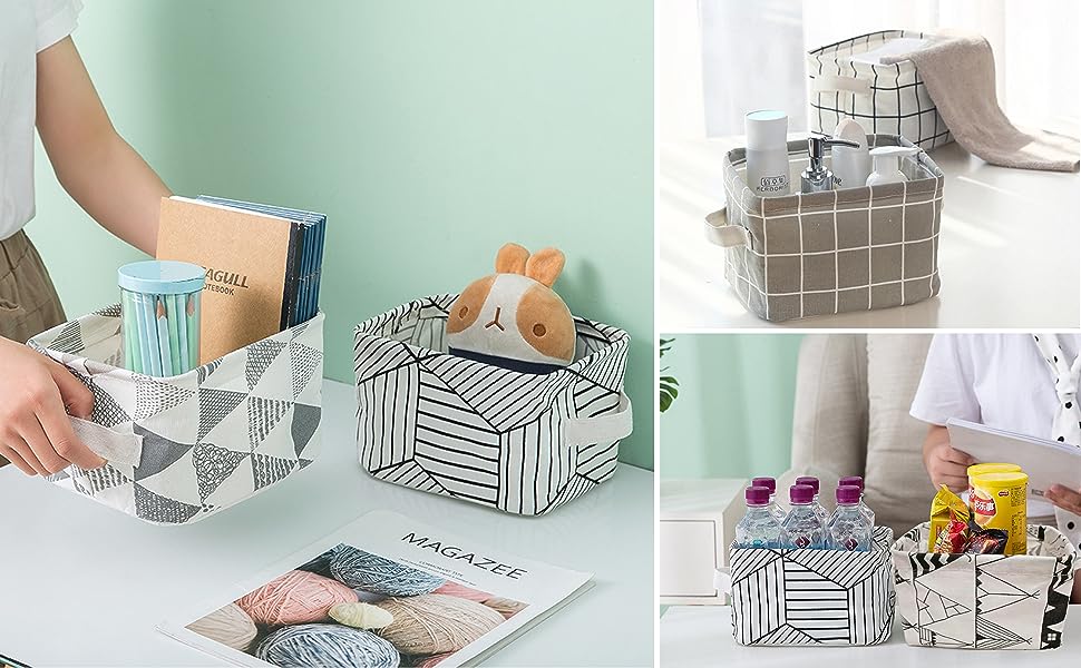 Canvas Fabric Baskets