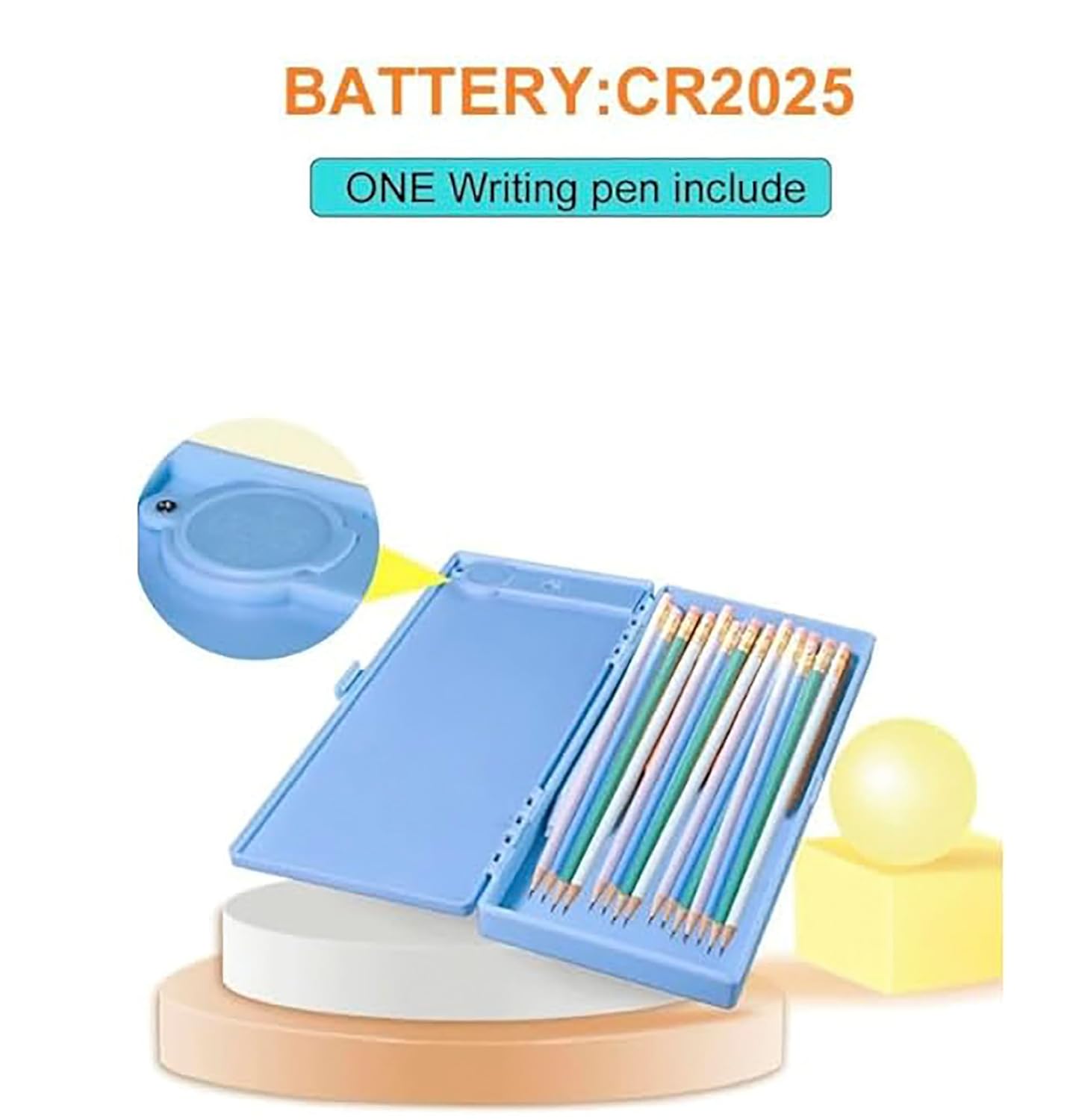 2-in-1 LED Pencil Box