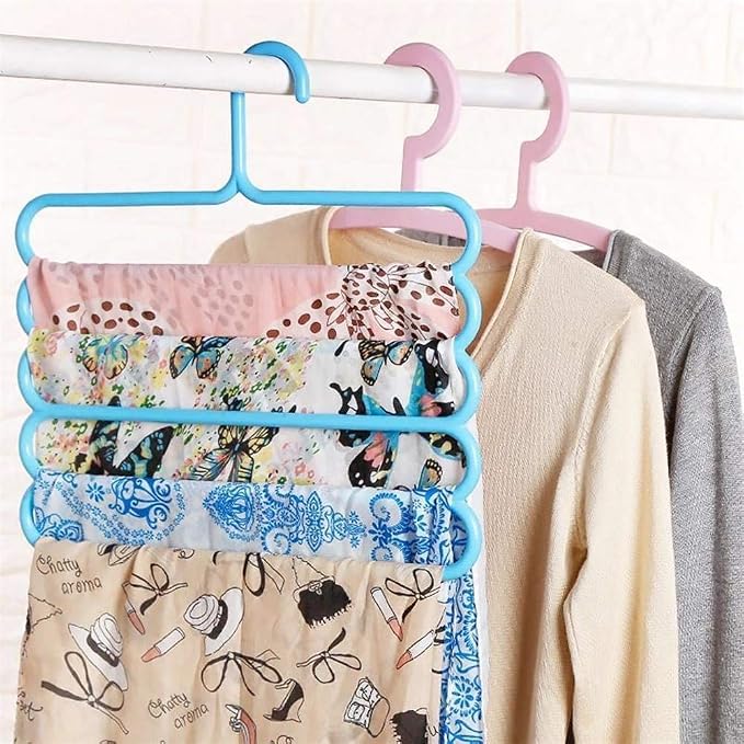 Multi-Purpose Hanger – 5-Layer Closet Organizer
