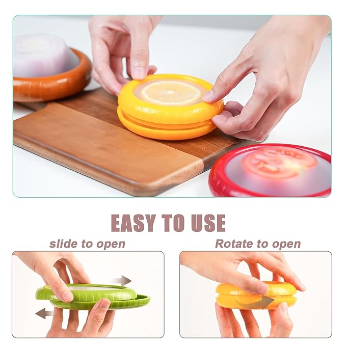 Silicone Fruit Vegetable Food Saver - Storage Container (G)
