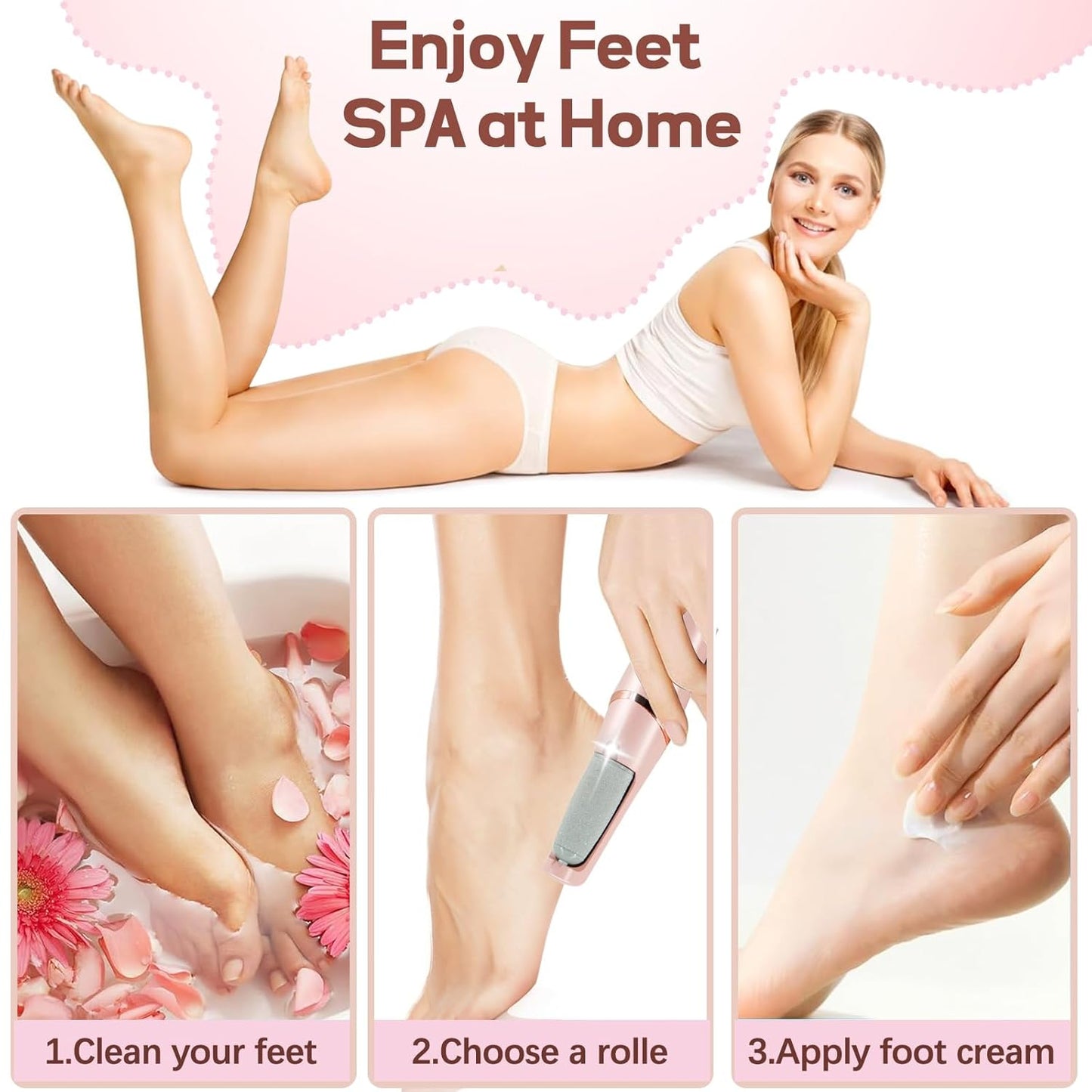 Rechargeable Pedicure Tool - Ultimate Foot Callus Remover