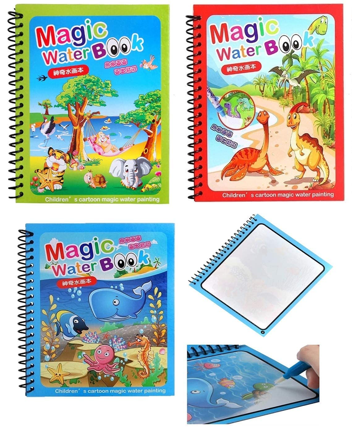 Magic Water Painting Book