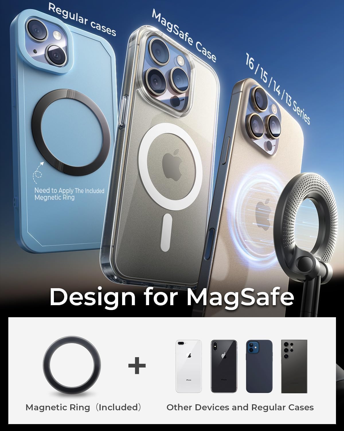 360° Vacuum Magnetic Phones Holder - Free (349/-) 3-in-1 Speed Charging Cable