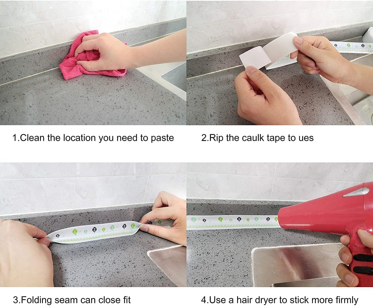 Adhesive Caulk Tape Strip