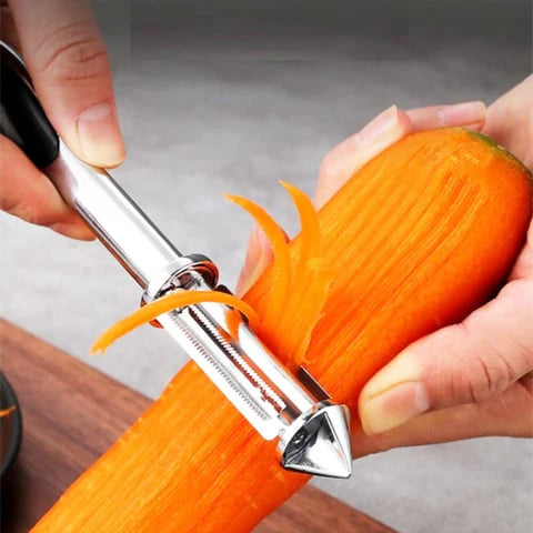 3 in 1 Stainless steel Multifunctional Veggie Peeler
