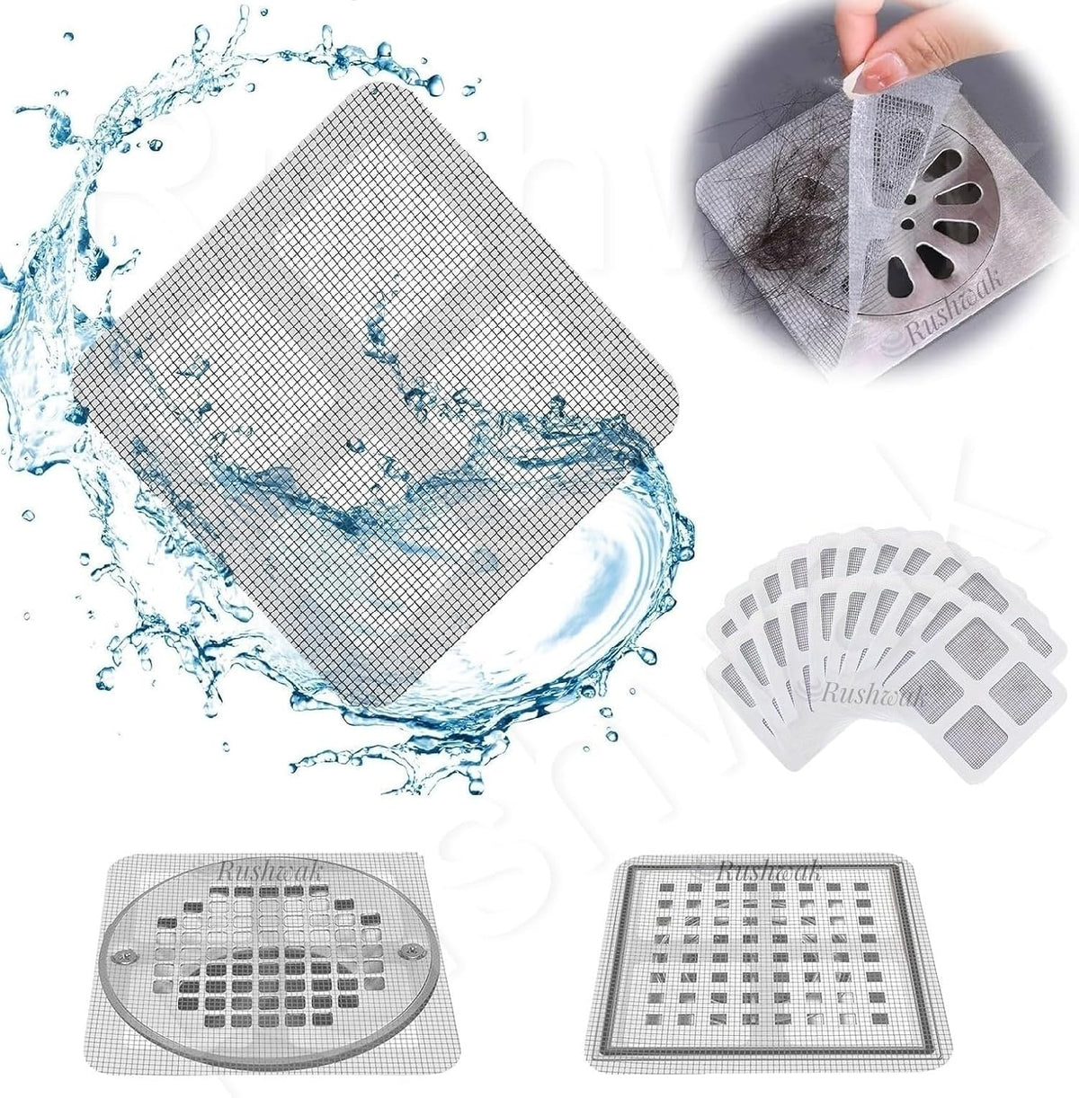Hair Catcher Drain Sticker - Multipurpose