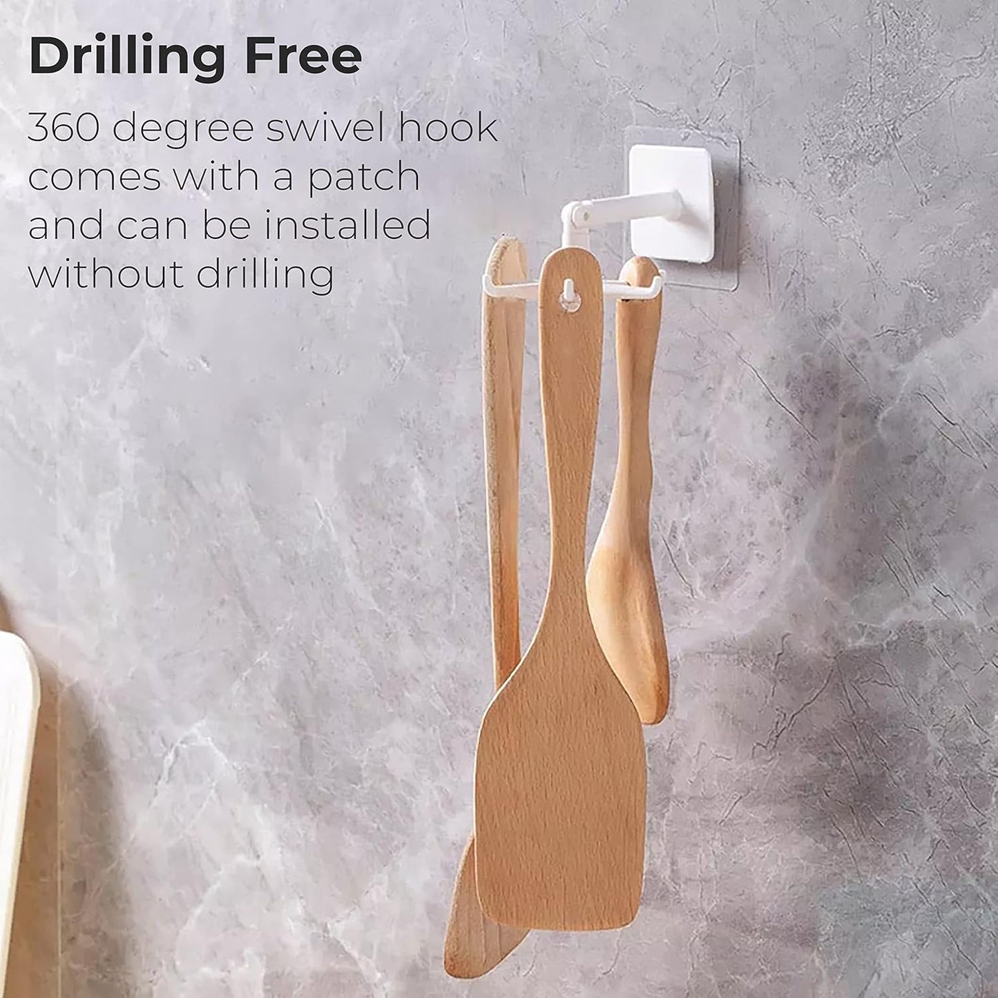 360 Degree Rotating Wall Hook