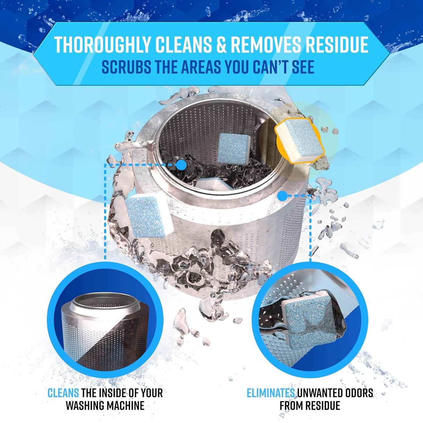 Washing Machine Cleaner Tablets (Buy 6 Get 12 Free)