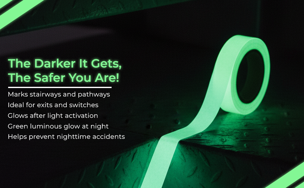 Luminous Self-Adhesive Tape - Glowing Tape (Safe)