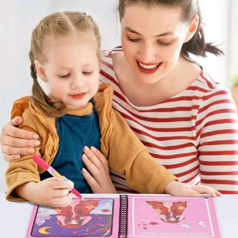 Magic Water Painting Book