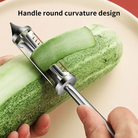 3 in 1 Stainless steel Multifunctional Veggie Peeler