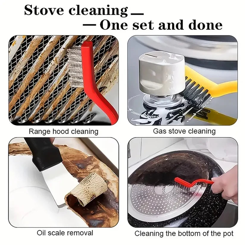Multi-Purpose Cleaning Tool Set For Home & Kitchen