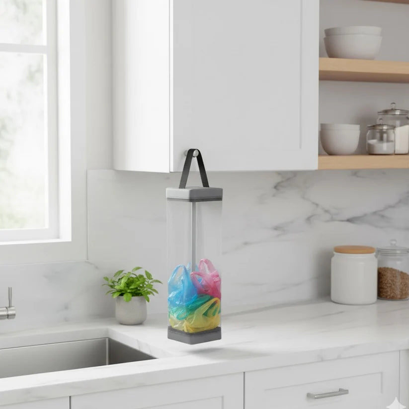 Hanging Waste Bag Holder - Easy Storage (G)