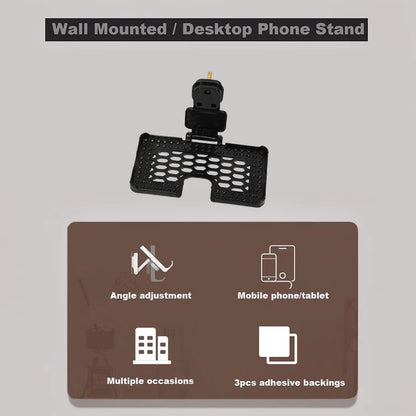 Mobile Holder With 3-Pin Socket – Premium Charging Stand