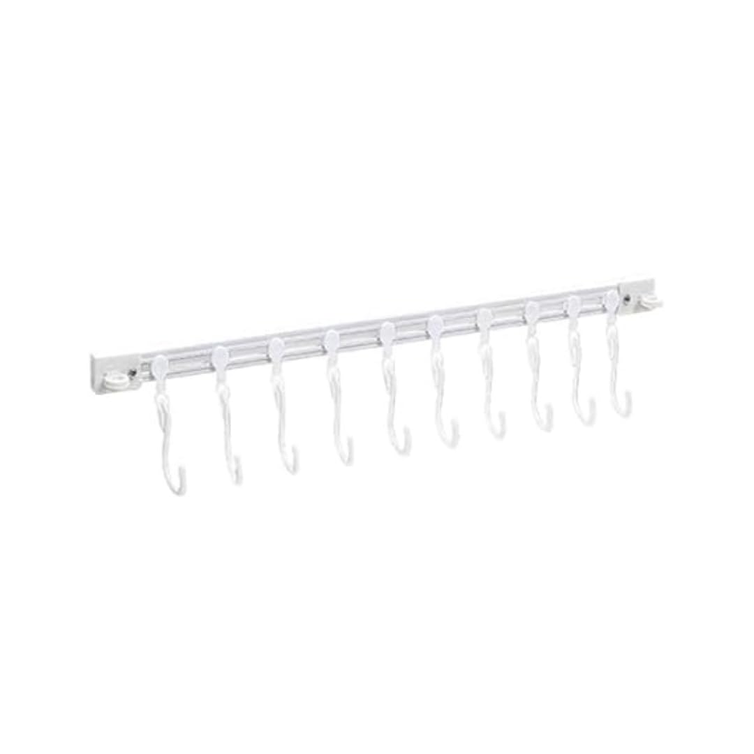 Cabinet Sliding Hook Rack | Adjustable Hooks [40cm]