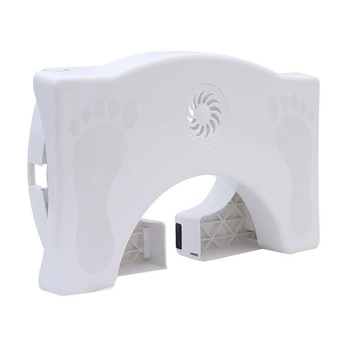Foldable Toilet Step Stool - Non Slip Heavy Duty