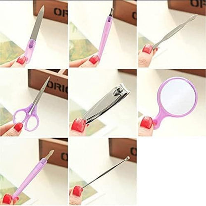 8-in-1 Apple Shape Manicure Set for Men & Women - Complete  Kit