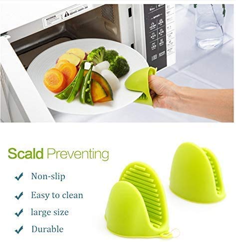 Premium Silicone Mini Oven Mitts - Heat Resistant