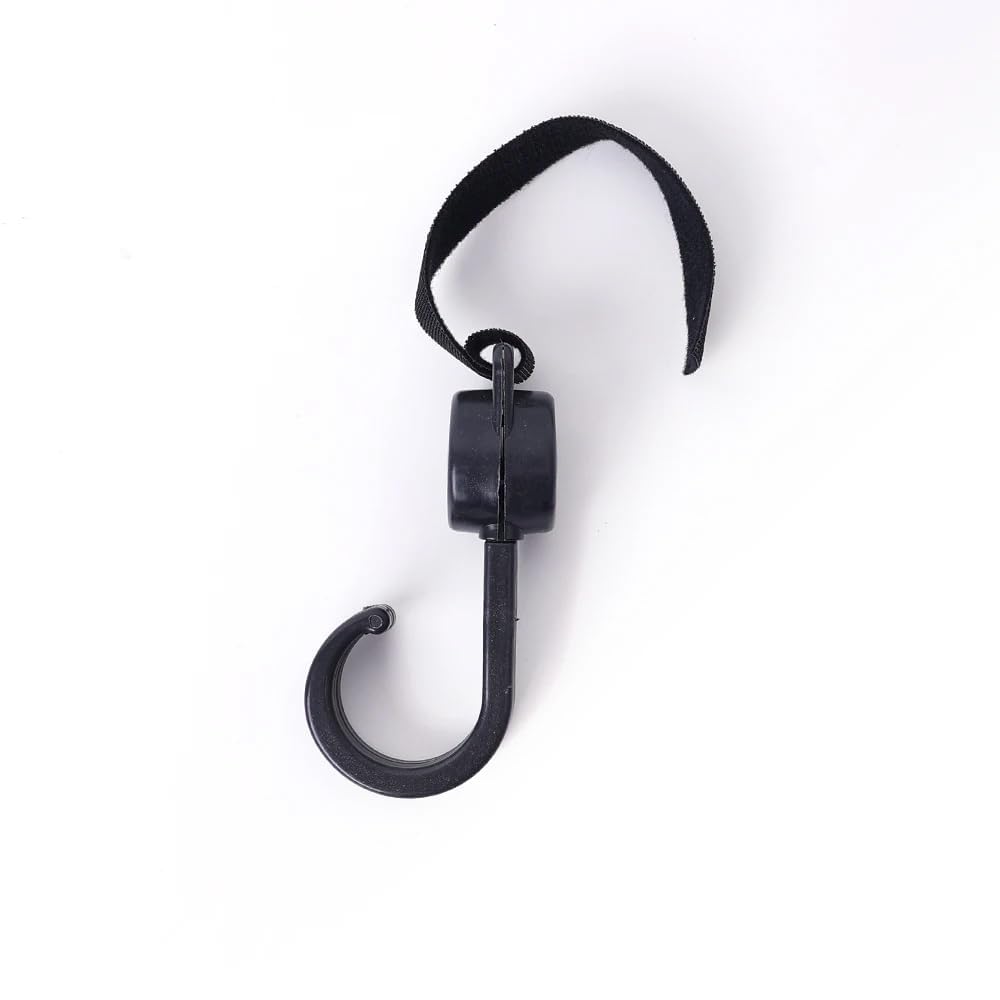 Premium Stroller Hooks 360° Rotating Double Clips (G)