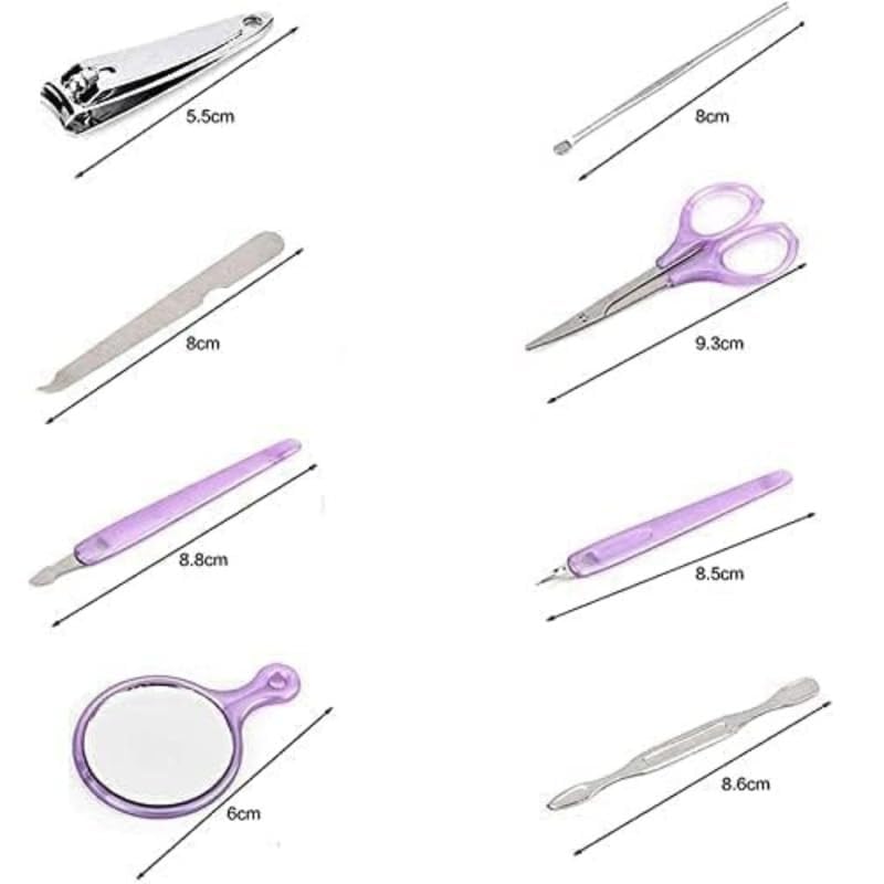 8-in-1 Apple Shape Manicure Set for Men & Women - Complete  Kit