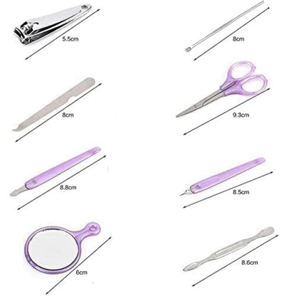 8-in-1 Apple Shape Manicure Set for Men & Women - Complete  Kit