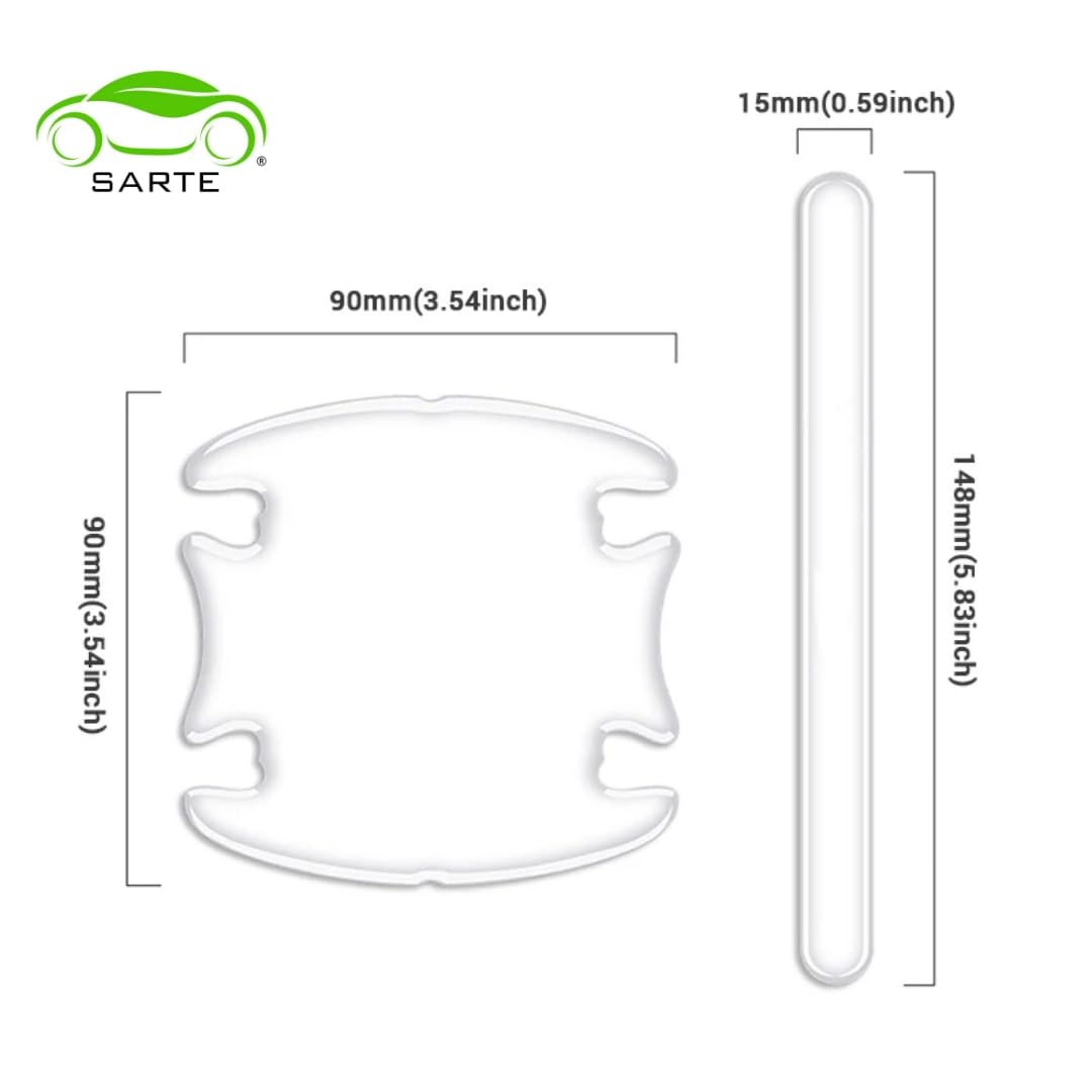 Car Door Handle Protector - Transparent Guard