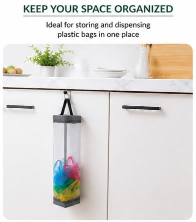 Hanging Waste Bag Holder - Easy Storage (G)
