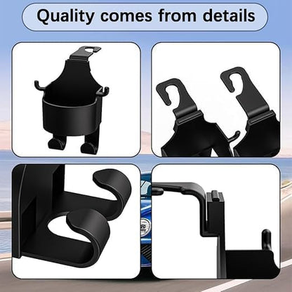 Car Seat CUP Holder & Phone Hook Organizer (Premium)