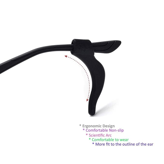 Anti-Slip Silicone Eyeglass Ear Grips