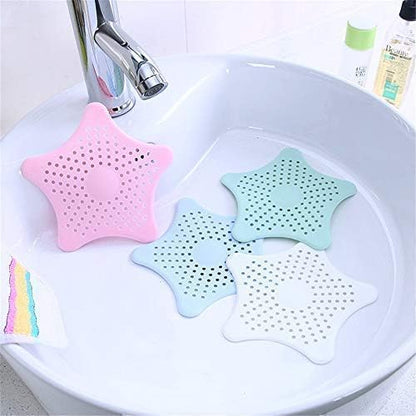 Silicone Star Sink Drain Protector - Kitchen & Bathroom (G)