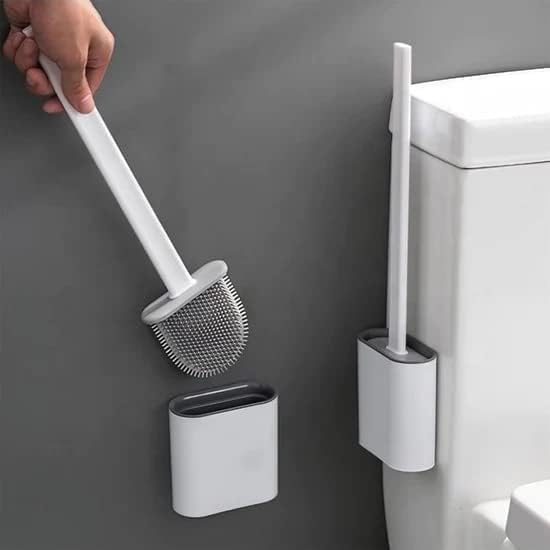 Silicone Toilet Brush for Hygienic Bathroom Cleaning
