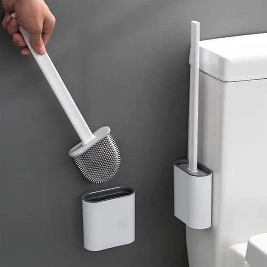 Silicone Toilet Brush for Hygienic Bathroom Cleaning