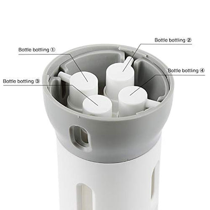 4-in-1 Refillable Travel Dispenser Bottle | Leak Proof