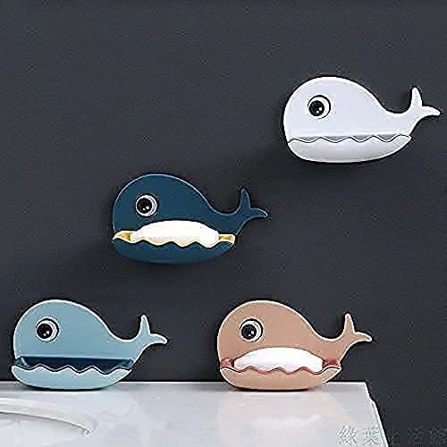 Fish-Shaped Double-Layer Wall-Mounted Soap Holder