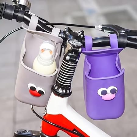 Cartoon Bike Water Cup Holder for Kids – Cute Bicycle Bottle Holder