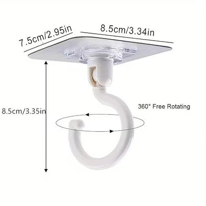 360° Rotating Self-Adhesive Wall Hook