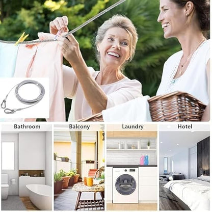 Premium Drying Rope with Hooks