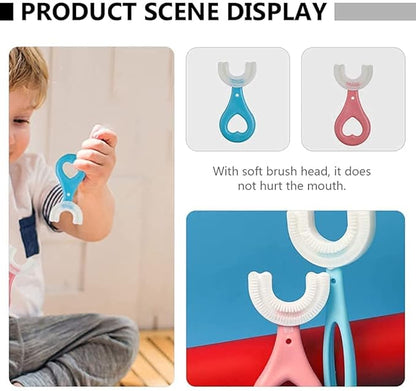 U-Shaped Kids Toothbrush - Daily Dental Care