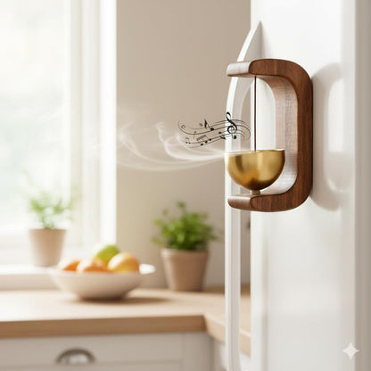 Wooden Frame Hanging Bell – Soothing Sound