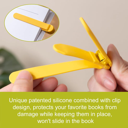 Smart Clip-On Silicone Bookmark | Premium Quality